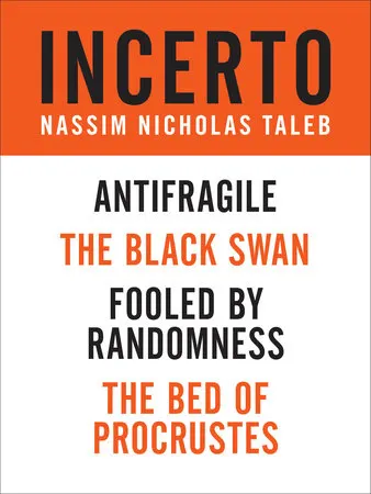 Cover of Incerto 4-Book Bundle: Fooled by Randomness, The Black Swan, The Bed of Procrustes, Antifragile