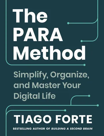 Cover of The PARA Method: Simplify, Organize, and Master Your Digital Life